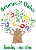 Acorns 2 Oaks tree logo.  Use this link to return to the home page